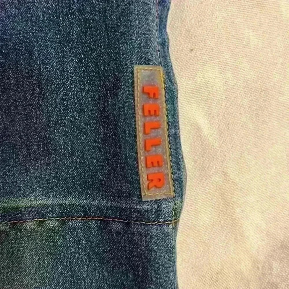 Feller jeans, 12/Long, waist 15”, inseam 30”,rise 12”,zipper down pant leg 12.5” - Picture 7 of 9